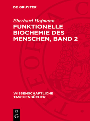 cover image of Funktionelle Biochemie des Menschen, Band 2